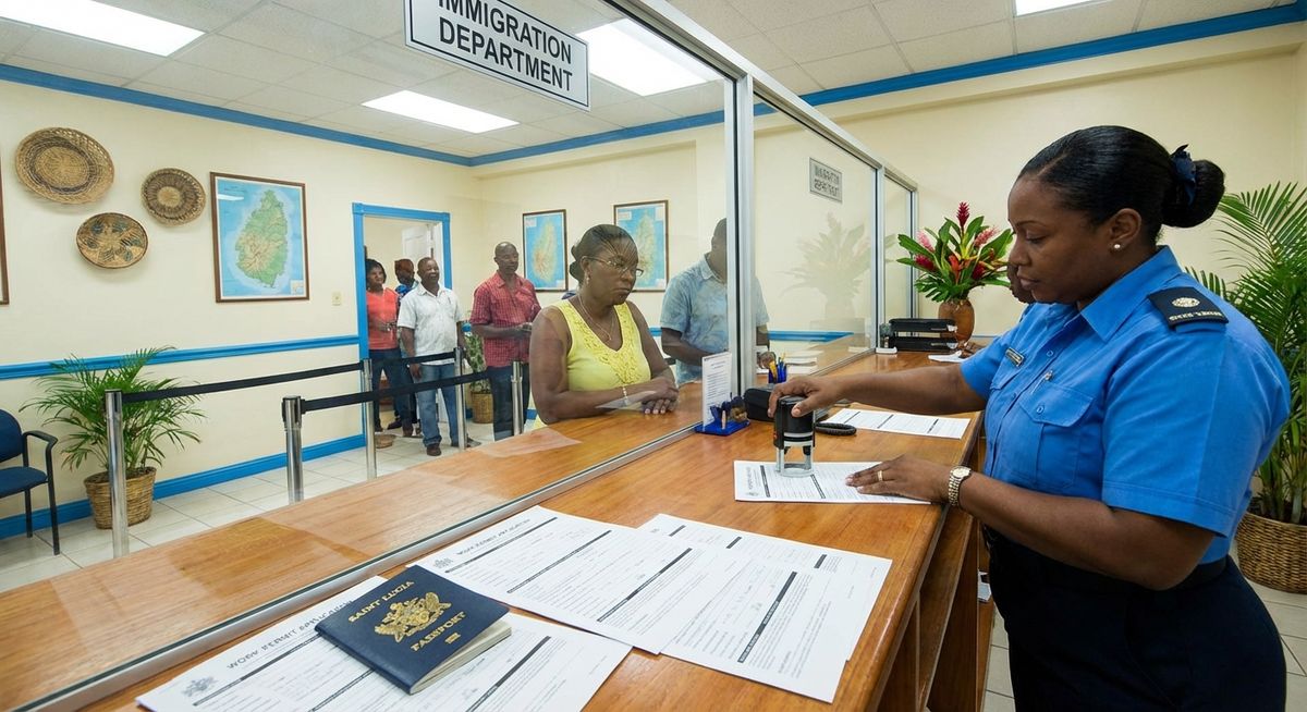 Work permit and employment visa processing, Saint Lucia