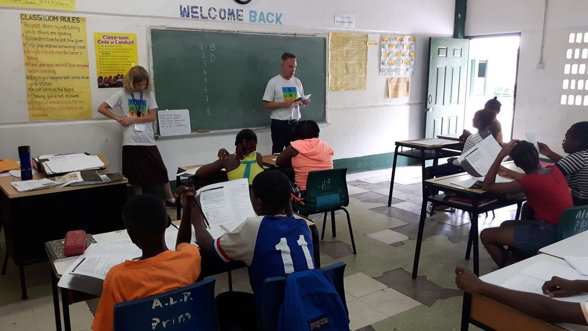 Classroom and education in Saint Lucia