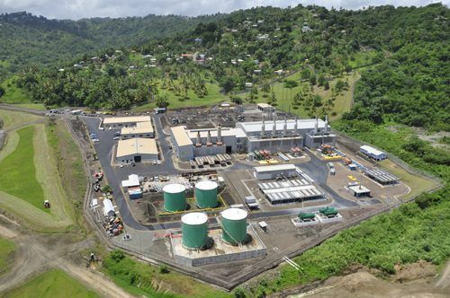 LUCELEC power plant, Saint Lucia's electricity provider