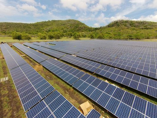 LUCELEC solar farm, part of Saint Lucia's renewable energy expansion