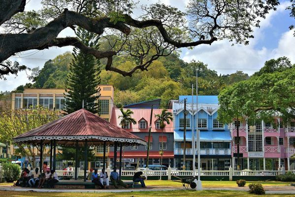 Derek Walcott Square in Castries, Saint Lucia