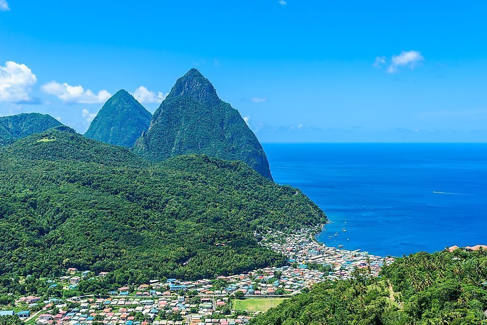 The Pitons, Saint Lucia UNESCO World Heritage Site