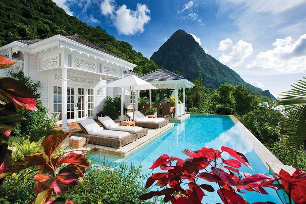 Sugar Beach resort between the Pitons, Saint Lucia