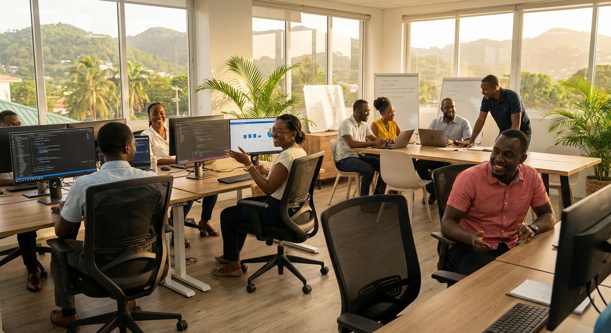 BPO call center in the Caribbean
