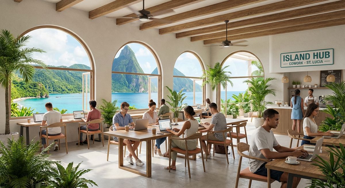 Coworking and innovation space in Saint Lucia